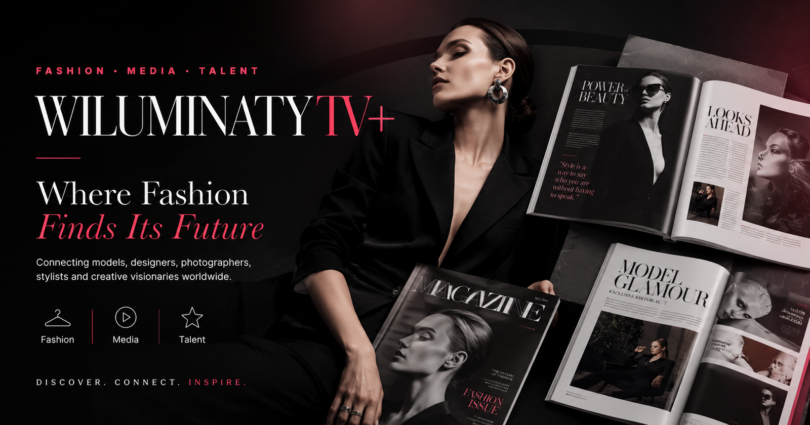 Wiluminaty TV+ fashion and lifestyle digital media platform developed by Infocryon